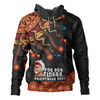 Australia Naidoc Week Hoodie - For Our Elders Naidoc Week Snake Aboriginal Painting With Flag