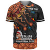 Australia Naidoc Week Baseball Shirt - For Our Elders Naidoc Week Snake Aboriginal Painting With Flag