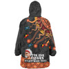 Australia Naidoc Week Snug Hoodie - For Our Elders Naidoc Week Snake Aboriginal Painting With Flag