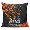 Australia Pillow Cover For Our Elders Naidoc Week Snake Aboriginal Painting With Flag