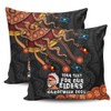 Australia Pillow Cover For Our Elders Naidoc Week Snake Aboriginal Painting With Flag