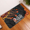 Australia Door Mat For Our Elders Naidoc Week Snake Aboriginal Painting With Flag