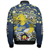 Parramatta Eels Naidoc Week Bomber Jacket - Aboriginal Inspired For Our Elders NAIDOC Week 2023