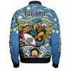 Gold Coast Titans Naidoc Week Bomber Jacket - Aboriginal Inspired For Our Elders NAIDOC Week 2023