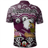 Manly Warringah Sea Eagles Polo Shirt - Aboriginal Inspired For Our Elders NAIDOC Week 2023