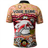 Redcliffe Dolphins Naidoc Week Polo Shirt - Aboriginal Inspired For Our Elders NAIDOC Week 2023