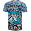 Cronulla-Sutherland Sharks Naidoc Week T-Shirt - Aboriginal Inspired For Our Elders NAIDOC Week 2023