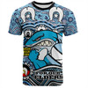 Cronulla-Sutherland Sharks Naidoc Week T-Shirt - Aboriginal Inspired For Our Elders NAIDOC Week 2023