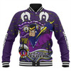 Melbourne Storm Naidoc Week Baseball Jacket - Aboriginal Inspired For Our Elders NAIDOC Week 2023