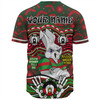 South Sydney Rabbitohs Baseball Shirt - Aboriginal Inspired For Our Elders NAIDOC Week 2023