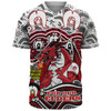 St. George Illawarra Dragons Naidoc Week Baseball Shirt - Aboriginal Inspired For Our Elders NAIDOC Week 2023