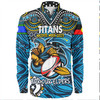 Gold Coast Titans Naidoc Week Long Sleeve Shirt - Aboriginal For Our Elder NAIDOC Week 2023