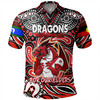 St. George Illawarra Dragons Naidoc Week Polo Shirt - Aboriginal For Our Elder NAIDOC Week 2023