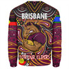 Brisbane Broncos Naidoc Week Sweatshirt - Aboriginal For Our Elder NAIDOC Week 2023