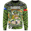 Canberra Raiders Naidoc Week Sweatshirt - Aboriginal For Our Elder NAIDOC Week 2023