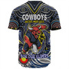 North Queensland Cowboys Naidoc Baseball Shirt - Aboriginal For Our Elder NAIDOC Week 2023