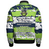 Canberra Raiders Bomber Jacket - Theme Song Inspired