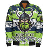 Canberra Raiders Bomber Jacket - Theme Song Inspired