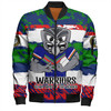New Zealand Warriors Sport Bomber Jacket - Theme Song Inspired