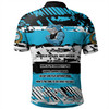 Cronulla-Sutherland Sharks Polo Shirt - Theme Song Inspired