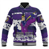 Melbourne Storm Baseball Jacket - Theme Song Inspired Melbourne Storm Baseball Jacket - Theme Song Inspired