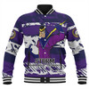 Melbourne Storm Baseball Jacket - Theme Song Inspired Melbourne Storm Baseball Jacket - Theme Song Inspired