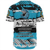 Cronulla-Sutherland Sharks Baseball Shirt - Theme Song Inspired