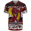 St. George Illawarra Dragons Baseball Shirt - Theme Song Inspired