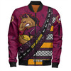 Brisbane Broncos Bomber Jacket - Theme Song For Rugby With Sporty Style
