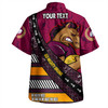 Brisbane Broncos Hawaiian Shirt - Theme Song For Rugby With Sporty Style