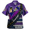 Melbourne Storm Hawaiian Shirt - Theme Song For Rugby With Sporty Style