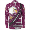 Manly Warringah Sea Eagles Long Sleeve Shirt - Theme Song For Rugby With Sporty Style