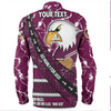 Manly Warringah Sea Eagles Long Sleeve Shirt - Theme Song For Rugby With Sporty Style