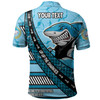 Cronulla-Sutherland Sharks Polo Shirt - Theme Song For Rugby With Sporty Style