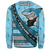 Cronulla-Sutherland Sharks Sweatshirt - Theme Song For Rugby With Sporty Style