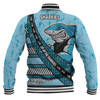 Cronulla-Sutherland Sharks Baseball Jacket - Theme Song For Rugby With Sporty Style