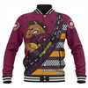 Brisbane Broncos Baseball Jacket - Theme Song For Rugby With Sporty Style