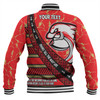 Redcliffe Dolphins Baseball Jacket - Theme Song For Rugby With Sporty Style