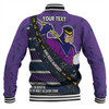Melbourne Storm Baseball Jacket - Theme Song For Rugby With Sporty Style