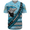 Cronulla-Sutherland Sharks Baseball Shirt - Theme Song For Rugby With Sporty Style