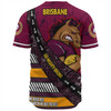Brisbane Broncos Baseball Shirt - Theme Song For Rugby With Sporty Style