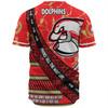 Redcliffe Dolphins Baseball Shirt - Theme Song For Rugby With Sporty Style