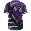 Melbourne Storm Baseball Shirt - Theme Song For Rugby With Sporty Style