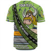 Canberra Raiders Baseball Shirt - Theme Song For Rugby With Sporty Style
