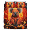 Australia Koala Custom Bedding Set - Dreaming Art Koala Aboriginal Inspired Bedding Set