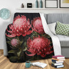 Australia Waratah Blanket - Red Waratah Flowers Fine Art Ver1 Blanket