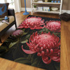 Australia Waratah Area Rug - Red Waratah Flowers Fine Art Ver1 Area Rug