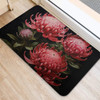 Australia Waratah Door Mat - Red Waratah Flowers Fine Art Ver1 Door Mat