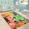 Australia Aboriginal Area Rug - The Dream Time Spiritual Colourful Aboriginal Style Acrylic Desgin Area Rug