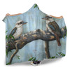 Australia Kookaburra Hooded Blanket - Laughing Kookaburras Hooded Blanket